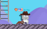 A player wearing the Pet Platypus