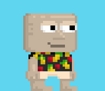 A player wearing Hawaiian Shirt.