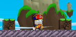 A player wearing the Marching Band set