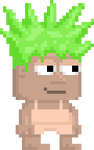 A player wearing the Cosmic Hair