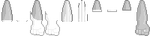 The sprites of the player's punching arm.