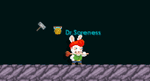 A player wearing the Rabbid Buddy - transformed