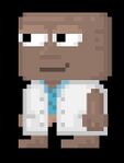 A player wearing the Lab Coat