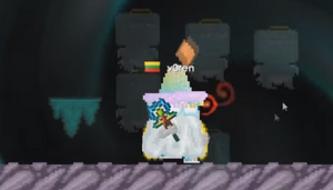 Someone punching while holding the cursed wand.png