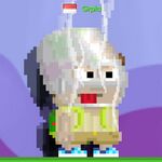 A player wearing the Stinky Bucket