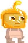 A player wearing the Cute Bulb Mask.