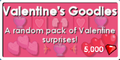 The Valentine's Goodies' store button.