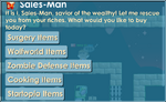 Sales-Man menu interface (new)