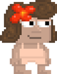 A player wearing the Hibiscus Hair.