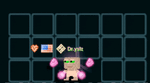 A player wearing the Atom Constructs.