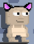 A player with Black Cat Ears equipped