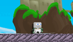 A player wearing the Greatest Swordsman's Cloak