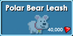 Polar Bear Leash's store button