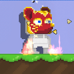 A player wearing the Year of the Rat Mask