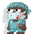 A player with the full Killer Doctor set
