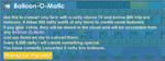 Information menu when wrenched
