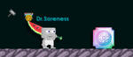 A player wearing the Watermelon Bussin' Sword