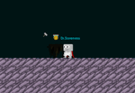 A player wearing the Inside-Out Vampire Cape