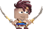 A player wearing the full Sargon set