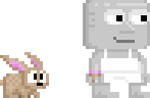 A player wearing a Baby Bunny