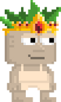 A player wearing a Pineapple Coronet