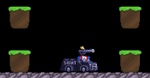 A player wearing the transformed SWAT Truck.