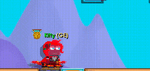A player wearing Finias' Red Javelin