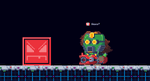 A player equipping the Space Pig (untransformed)