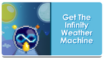 Infinity Weather Machine's feature button