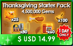 The Thanksgiving Starter Pack during Thanksgiving Week 2025.