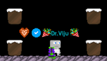 A player wearing the Fist of Infinity with the Fire Projectile