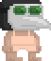 A player wearing the Plague Doctor Mask.