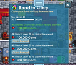 Road to Glory window after buying the pack