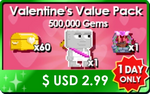 The Valentine's Value Pack during Valentine's Week 2026