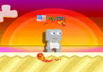 A player wearing the Fire Chakram