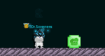 A player wearing the Aquatic Volcanic Crown.
