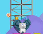 A player wearing the Cursed Heartbreak Wings