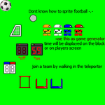 The original player-made design for the Sporty Goal and some items from Sportsball Pack.