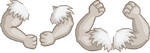 The Growch's arms texture