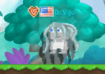A player wearing Banshee's Hair