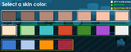 Helpful visual of all skin colors in Growtopia.