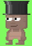 A player wearing the Top Hat