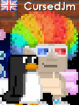 A player with a Penguin Leash equipped