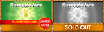 Pineapple Aura's store buttons