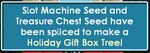 The message displayed after splicing a Holiday Gift Box Tree