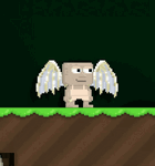 A player wearing the Immortal Da Vinci Wings