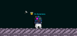 A player wearing the Disco Head