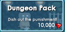 Dungeon Pack Store Button