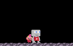 A player wearing the Cupcake Pet.