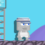 A player wearing the Prisoner Cap.